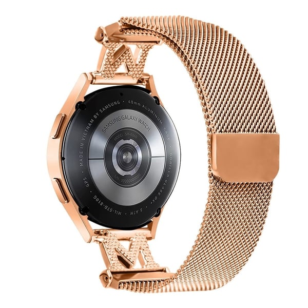 M-Type Milanese-armbånd Gabb Watch 1 Metallrem i rustfritt stål - Rose Gull