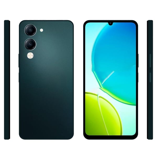 vivo Y29s 5G / Y04 4G Clear Phone Case Vannmerkebestandig, fleksibelt bakdeksel