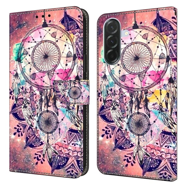 Samsung Galaxy A16 5G / A16 4G lommebokveske med mønsterutskrift Stativ lær flip-telefondeksel - Vindspill