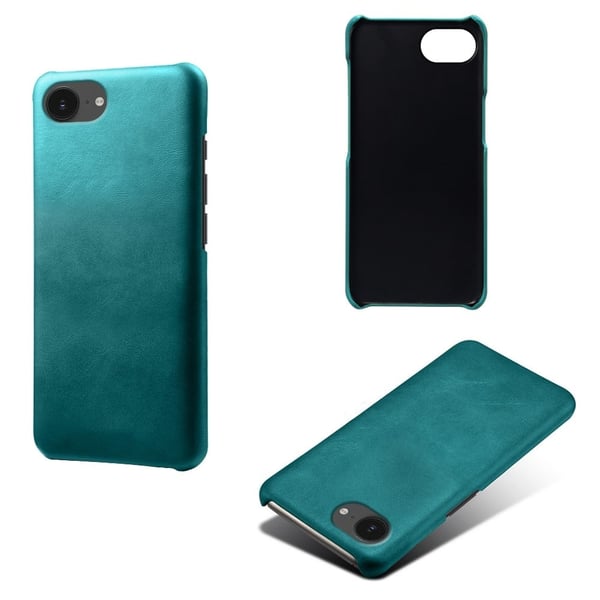 16e Case Calf Texture Vegansk Læder Hard PC Protective Phone Cover - Grøn