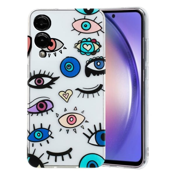 Samsung Galaxy S25 Edge-etui Mykt, fleksibelt bakdeksel med mønsterutskrift - Øyemonster