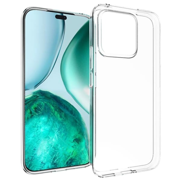 Honor X8c 4G gjennomsiktig telefonveske med vannmerkebestandig, fleksibelt bakdeksel
