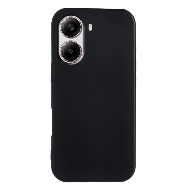 Xiaomi Redmi Turbo 4 5G / Xiaomi Poco X7 Pro 5G Fleksibelt etui Mykt matt anti-fingeravtrykk telefon bakdeksel - Svart