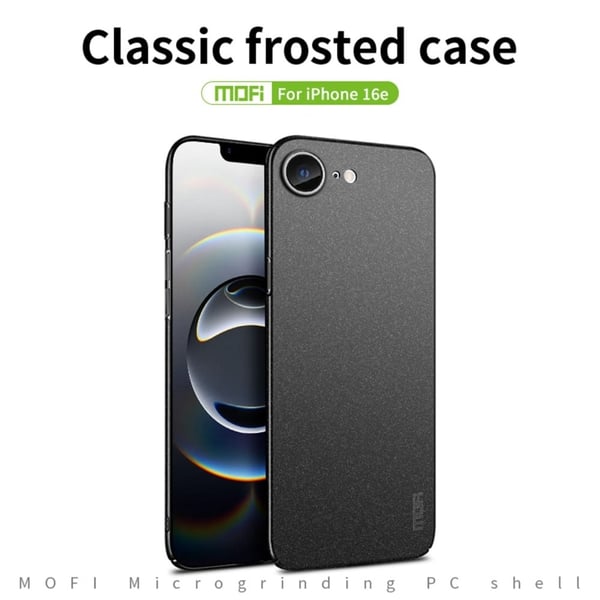 iPhone 16e PC-etui MOFI Shield Matte Series Slim Fit Phone Deksel - Grønn