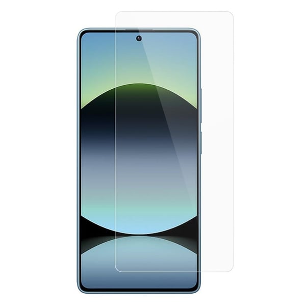 AMORUS Xiaomi Redmi Note 14S skjermbeskytter 2,5D Arc Edge 9H høy aluminium-silisium glassfilm