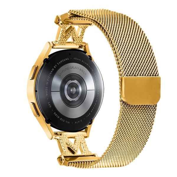 M-Type Milanese-armbånd GarminMove 3 / Vivomove 3 Metallrem i rustfritt stål - Gull