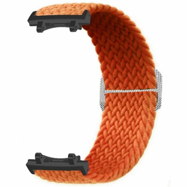 Amazfit T-Rex 3 Armbånd Erstatningsklokkerem i vevd stoff, elastisk klokkerem med støtbestandig kontakt - Oransje