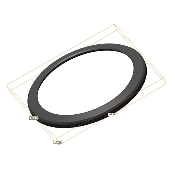 Xiaomi Watch S4 / S3 Bump Resistant Watch Bezel Slim Design Smartwatch Ring Frame - Sølv