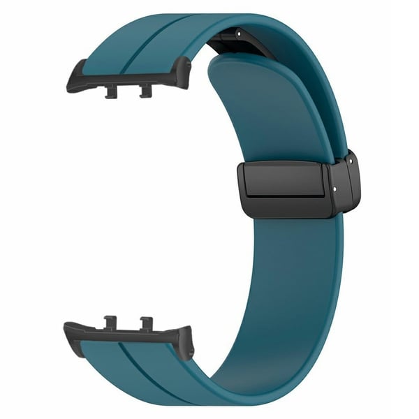 Honor Watch 5 Armbånd Silikonklokkerem med magnetisk sammenleggbar lås - Cyan