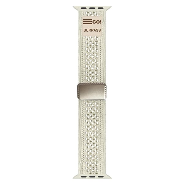 Armbånd Apple Watch Series 49mm - 45mm - 44mm - 42mm Nylon Sport Breathable Strap - Stjernelys