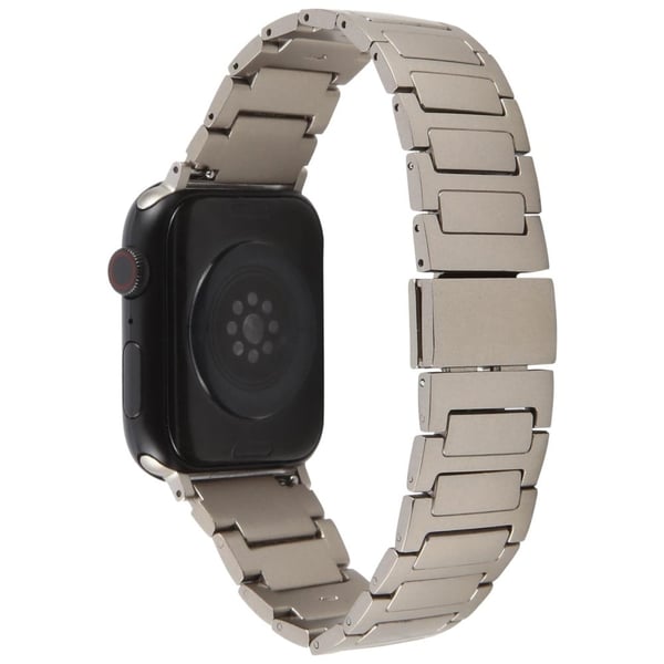 Armbånd Apple Watch Series 49mm - 45mm - 44mm - 42mm Magnetisk sammenleggbar metallrem med spenne - Titan