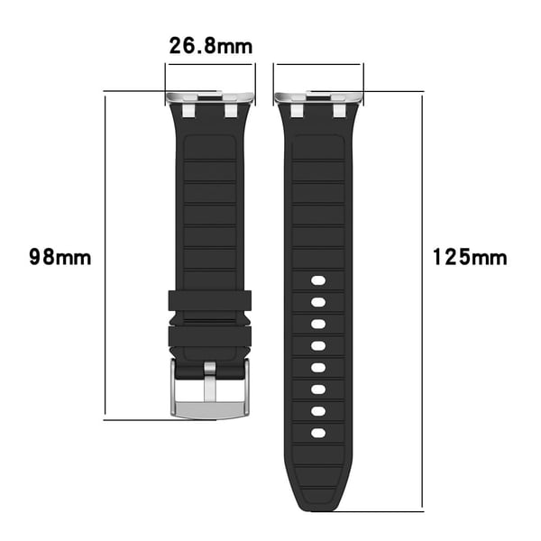 Silikonklokkearmbånd Xiaomi Redmi Watch 5 / Watch 4 / Smart Band 9 Pro / 8 Pro Justerbar håndleddsrem - Hvit
