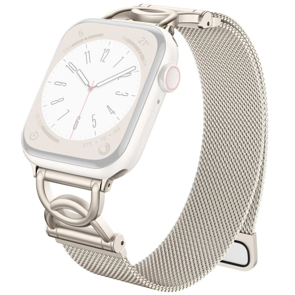 Armbånd Apple Watch Series 49mm - 45mm - 44mm - 42mm DC-formet magnetisk lås i rustfritt stål - Stjernelys