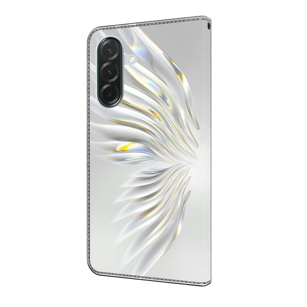 Samsung Galaxy A16 5G / A16 4G lommebokveske med mønsterutskrift Stativ lær flip-telefondeksel - Krystallvinger