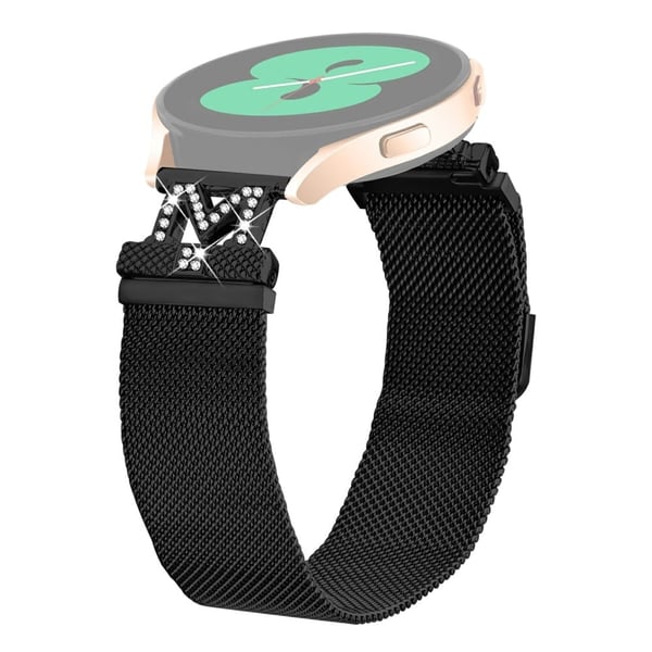 M-Type Milanese-armbånd Samsung Galaxy Gear Sport / Gear S2 Classic Metallrem i rustfritt stål - Svart M-Type Milanese-armbånd Samsung Galaxy Gear Sport / Gear S2 Classic Metallrem i rustfritt stål - Svart