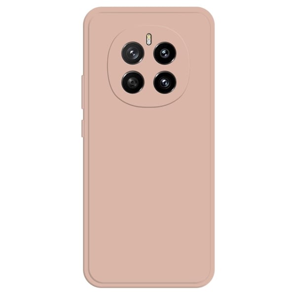 Honor Magic7 5G fleksibelt etui med rett kantbeskyttelse Telefondeksel - Rosa