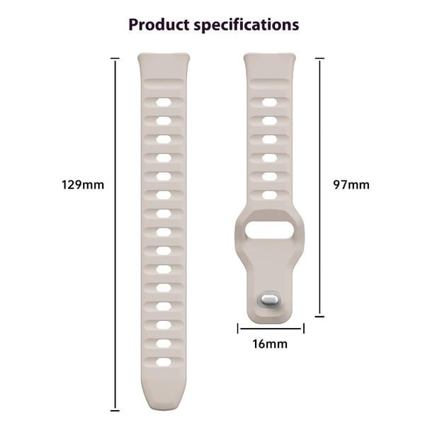 Silikonrem Huawei Band 10 NFC / 10 / 9 NFC / 9 / 8 NFC / 8 Smart armbånd Reverse Buckle Groove Design Band - Stjernelys + Lilla
