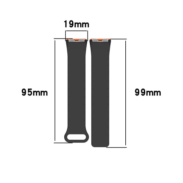 Silikonklokkebånd Huawei Band 10 NFC / 10 / 9 NFC / 9 / 8 NFC / 8 Erstatning Magnetisk håndleddsrem - Rosa + Blå