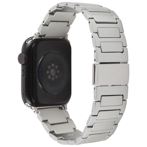 Urrem Apple Watch Series 49mm - 45mm - 44mm - 42mm Magnetisk foldbar metalrem med spænde - Sølv