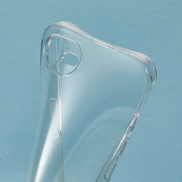 iPhone 16e-etui Vannmerkefritt 2,0 mm klart, fleksibelt telefondeksel