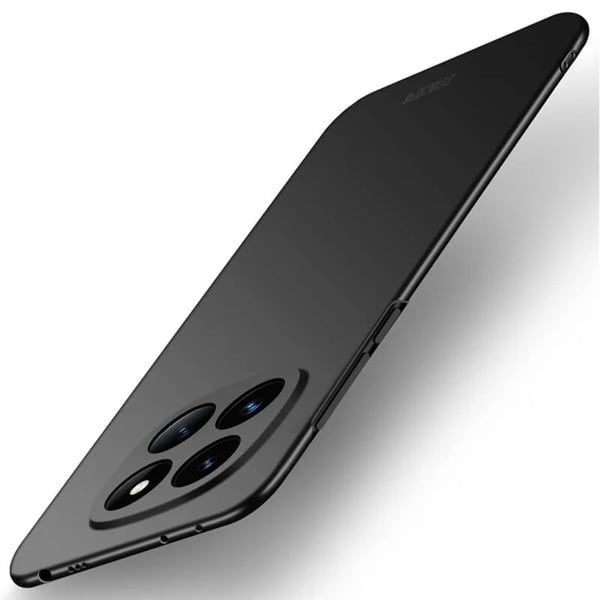 Xiaomi Redmi Note 14 Pro 4G Telefonveske MOFI Shield Matte Series Ultra Slim PC-beskyttende deksel - Svart