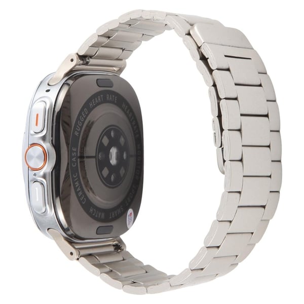 Samsung Galaxy Watch Ultra 47 mm magnetisk smartklokkearmbånd i metall med tre perler - Stjernelys