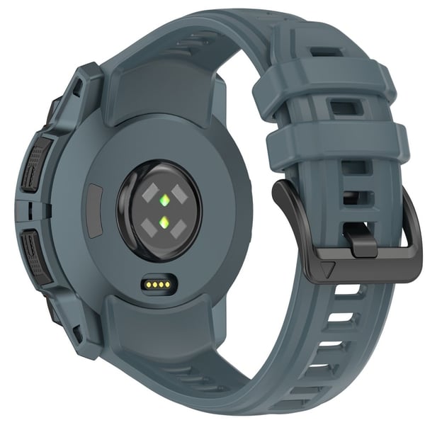 Garmin Instinct 3 45mm Watch Band 22mm Silicone Replacement Strap - Twilight Blå