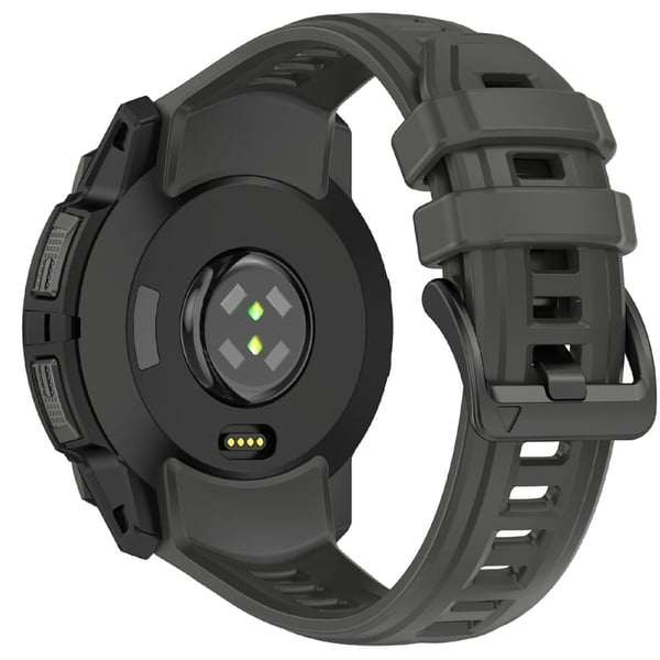 26 mm silikonerem Garmin Instinct 3 Solar / Instinct 3 AMOLED 50 mm udskiftningsarmbånd - Mørkegrå