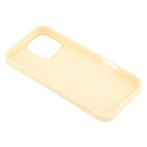iPhone 16 Pro-etui med mønster, 2,0 mm fleksibelt telefonetui med 3D-tilbehør - Gul + Kake