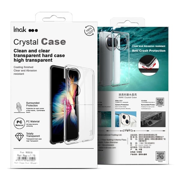 IMAK Crystal Case II Pro Nothing Phone (3a) Pro Case Klar støtsikker beskyttelsesdeksel til telefon