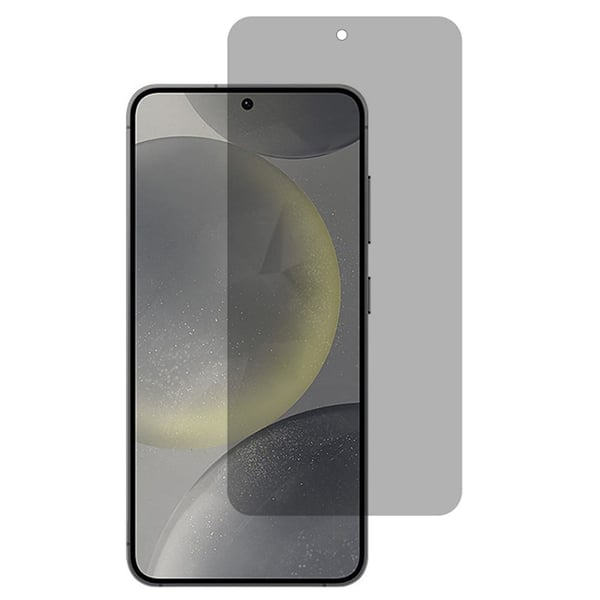 Samsung Galaxy S25 / S24 Anti Spy herdet glass 360° personvernbeskyttelse 0,25 buet skjermbeskytter