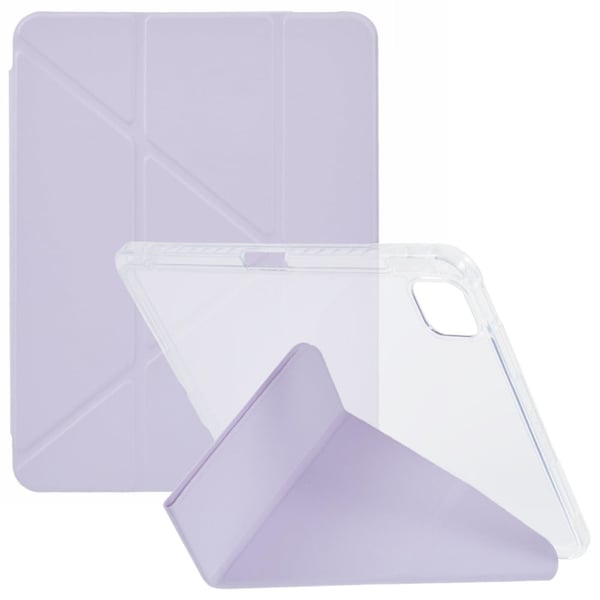 Tabletveske iPad Air 11 (2025) / (2024) / Air (2022) / (2020) / Pro 11 (2022) / (2021) / (2020) / (2018) , Origami-stativ, gjennomsiktig bakside, vega Tabletveske iPad Air 11 (2025) / (2024) / Air (2022) / (2020) / Pro 11 (2022) / (2021) / (2020) / (2018) , Origami-stativ, gjennomsiktig bakside, vega