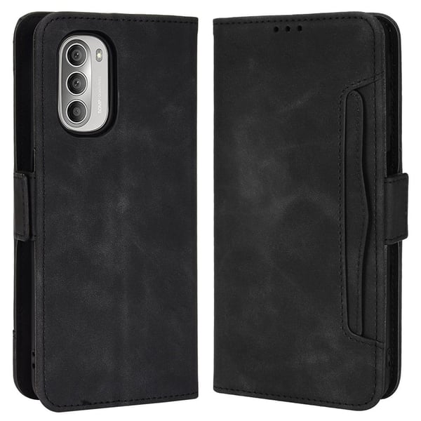 Moderni Nahkalaukku For Motorola Moto G Stylus (2022) - Musta