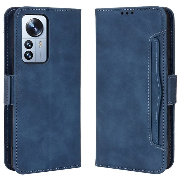 Moderni Nahkalaukku For Xiaomi 12 Pro - Sininen