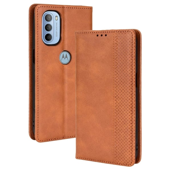 Bofink Vintage Motorola Moto G41 / G31 Læder Etui - Brun