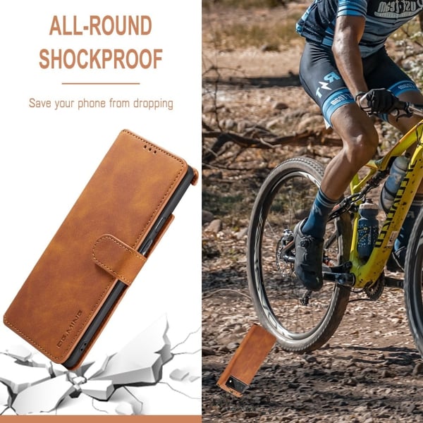 DG.Ming Google Pixel 6 Retro Etui - Brun