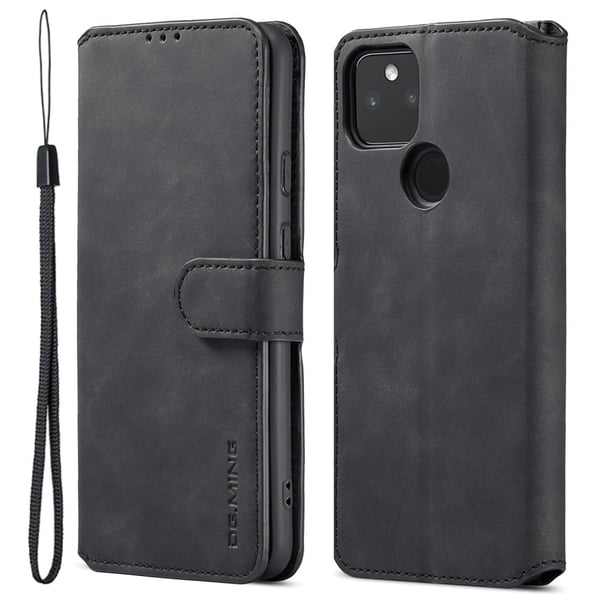 DG.Ming Google Pixel 5a Retro Etui - Svart