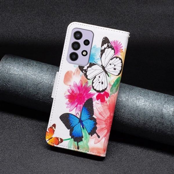 Wonderland Samsung Galaxy A73 Flippetui - To Sommerfugler