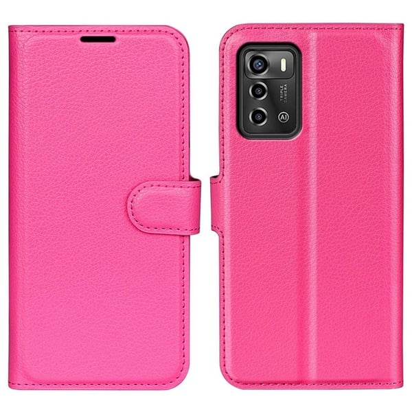 Klassisk ZTE Blade A72 Flip Etui - Rose