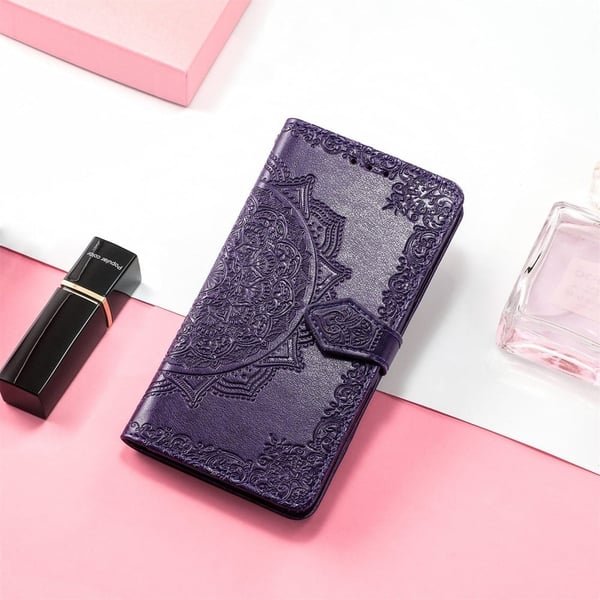 Mandala Motorola Moto G71 5G Flippetui - Lilla