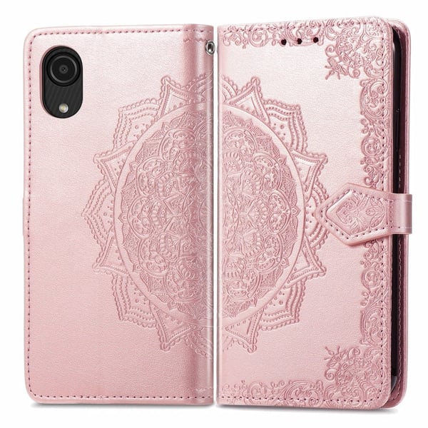 Mandala Samsung Galaxy A03 Core Flippetui - Rose Gull