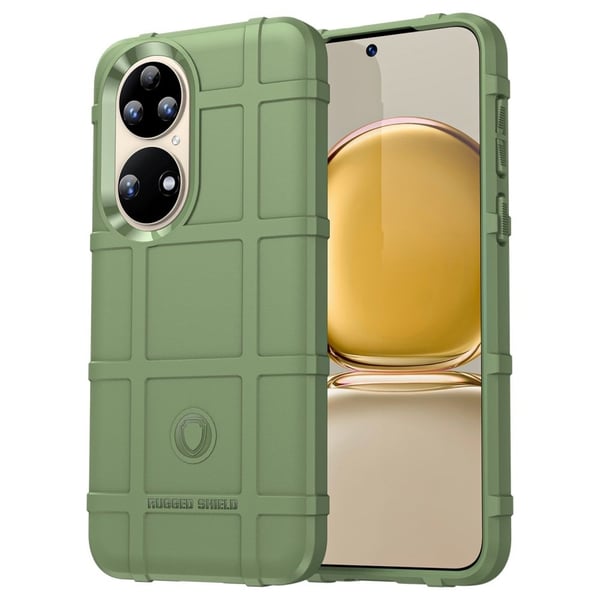 Rugged Shield Etui Huawei P50 Pro - Grøn Rugged Shield Etui Huawei P50 Pro - Grøn