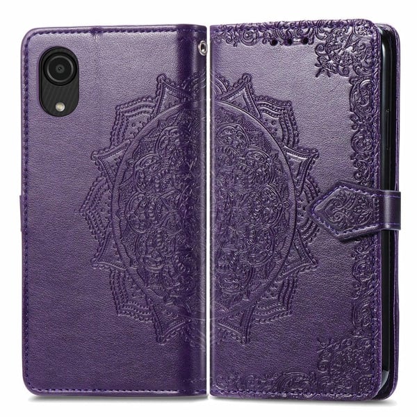Mandala Samsung Galaxy A03 Core Flippetui - Lilla