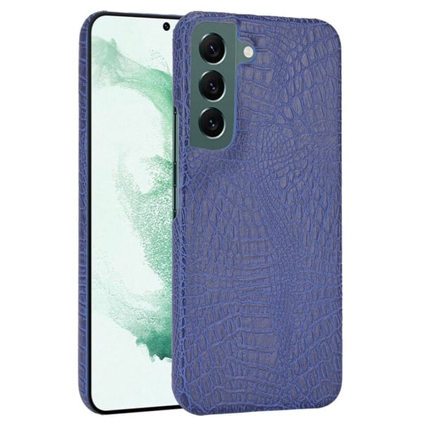 Croco Etui Samsung Galaxy S22 - Blå