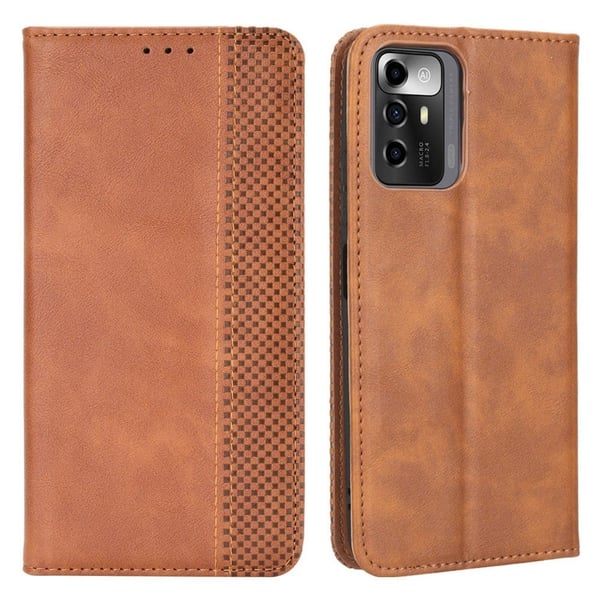Bofink Vintage ZTE Blade A72 Læder Etui - Brun