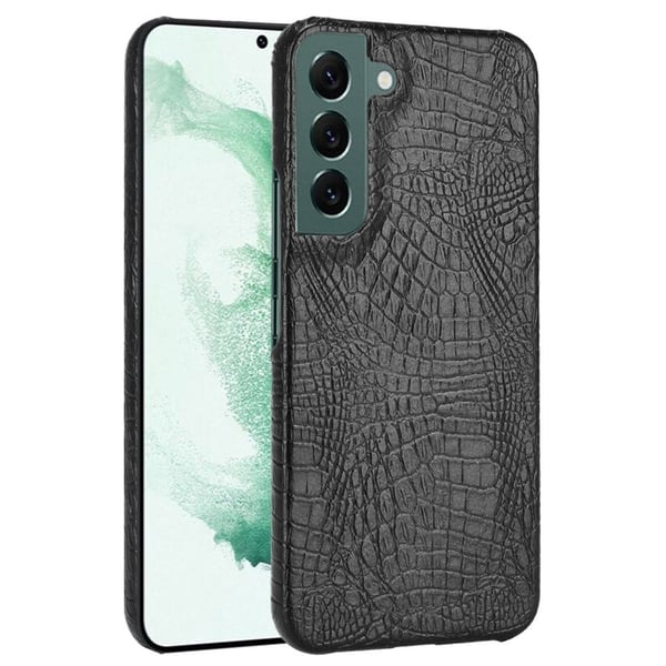Croco Suojakotelo Samsung Galaxy S22 - Musta
