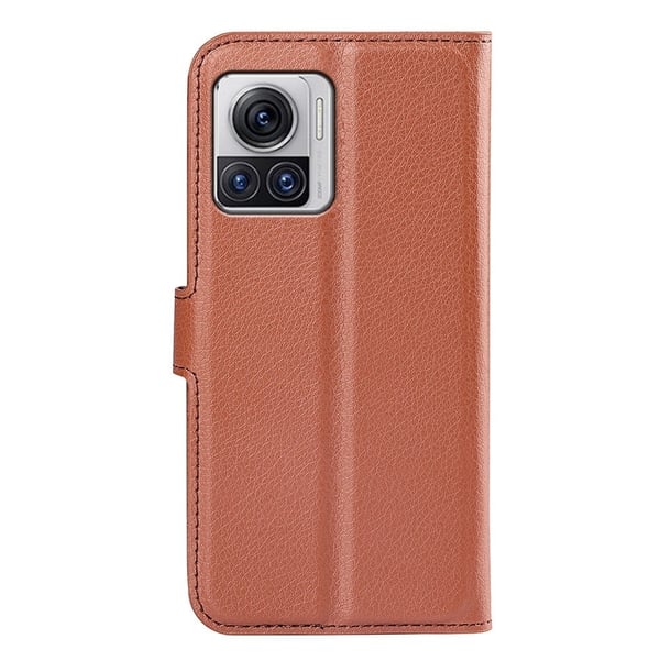Classic Motorola Edge 30 Ultra / X30 Pro Läppäkotelo - Ruskea
