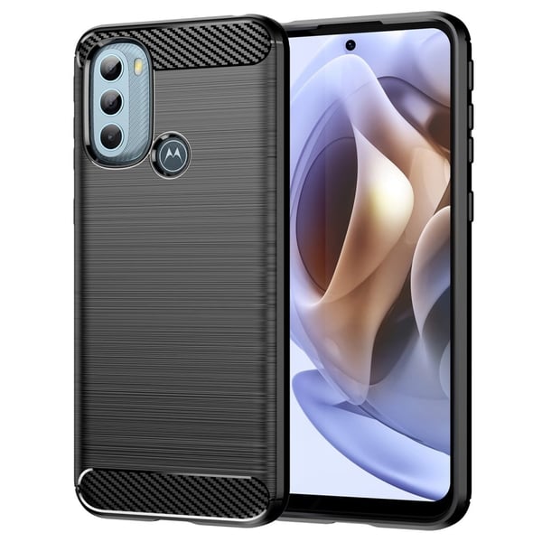 Carbon Flex Etui Motorola Moto G41 / G31 - Sort