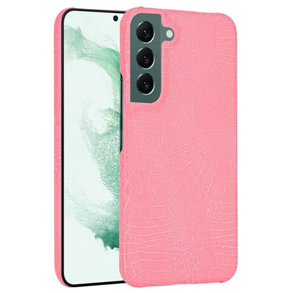 Croco Etui Samsung Galaxy S22 Plus - Rosa