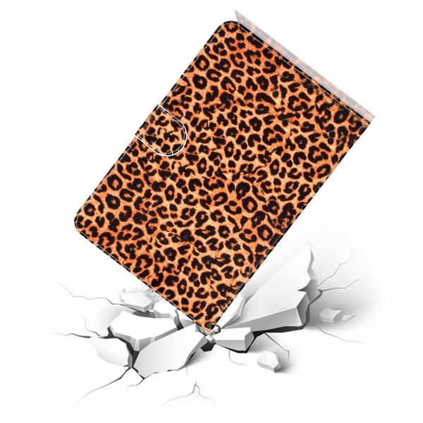iPad 10.2 (2021) / Air (2019) viileä kuvio nahkainen flip case - Leopardi Tekstuuri